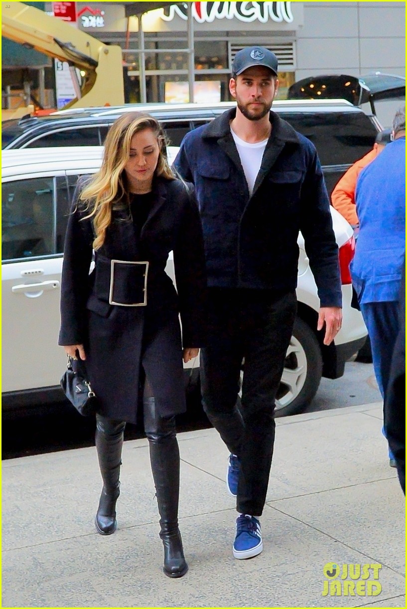 miley cyrus is joined by liam hemsworth in nyc ahead of snl performance 03
