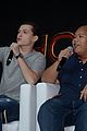 tom holland sophie turner promote marvel movies at comic con 13