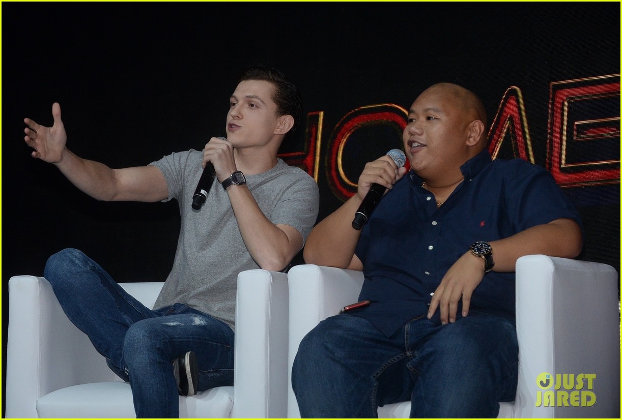 tom holland sophie turner promote marvel movies at comic con 13
