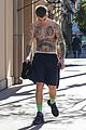 justin bieber goes shirtless shows off tattooed torso after workout 06