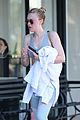 dakota fanning works out in la as sister elle steps out in nyc 10