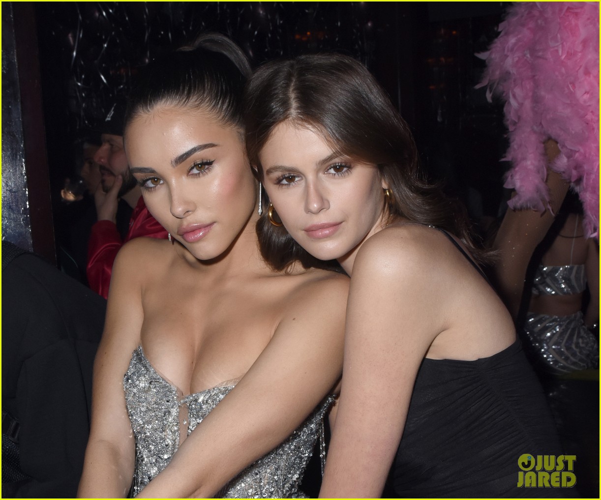 kaia gerber madison beer new years eve party 04