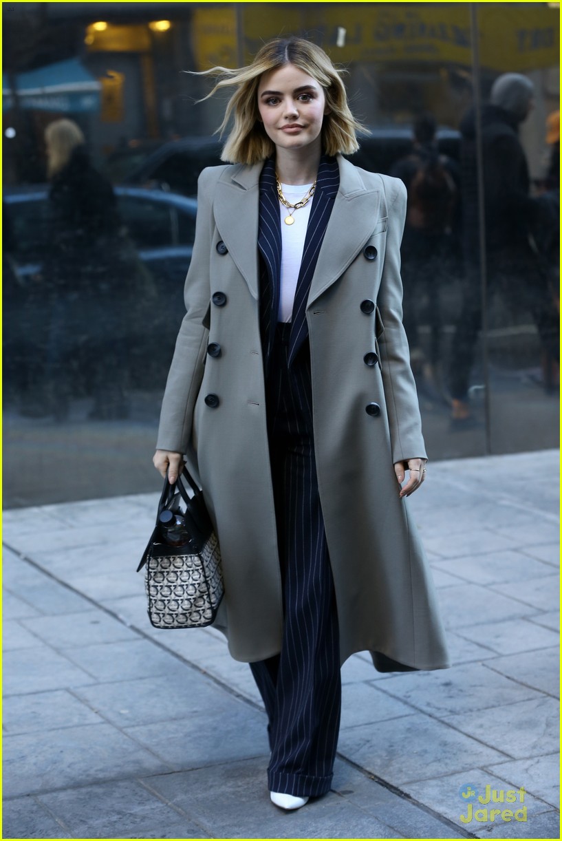 lucy hale suit look nyc 04
