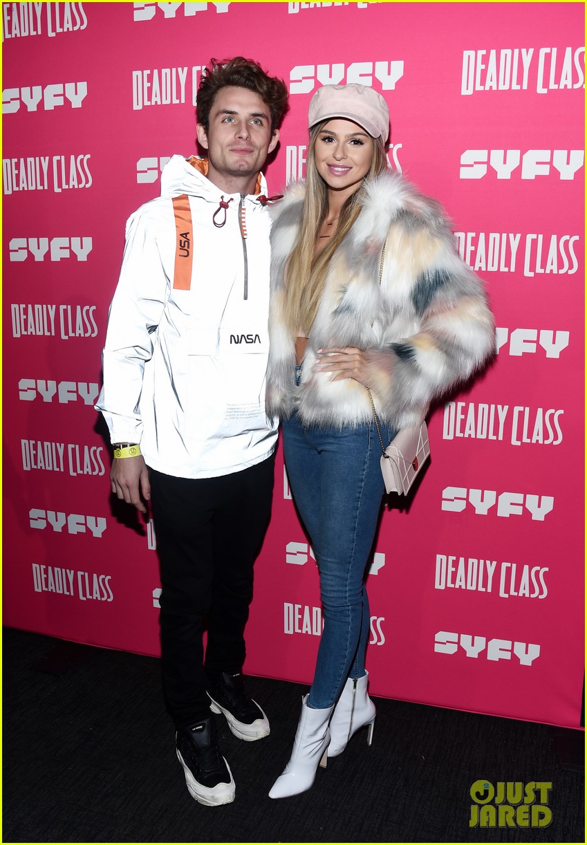 janel parrish supports lana condor at deadly class premiere 03