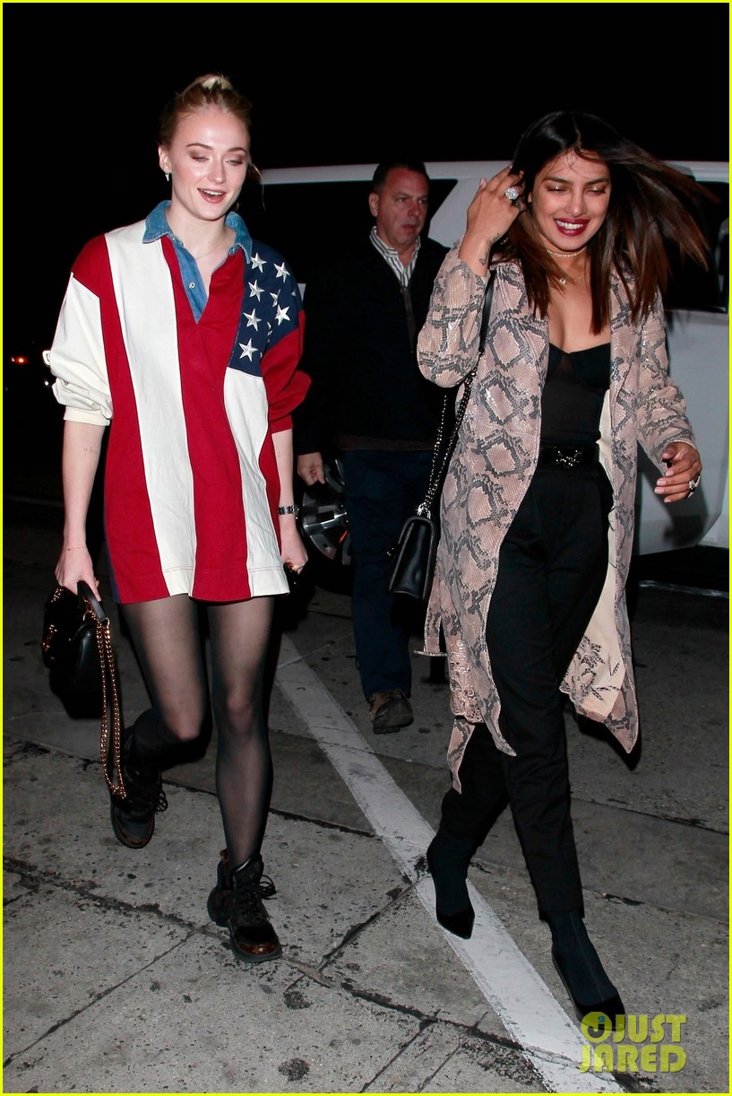 Sophie Turner Grabs Dinner with Future SisterinLaw Priyanka Chopra