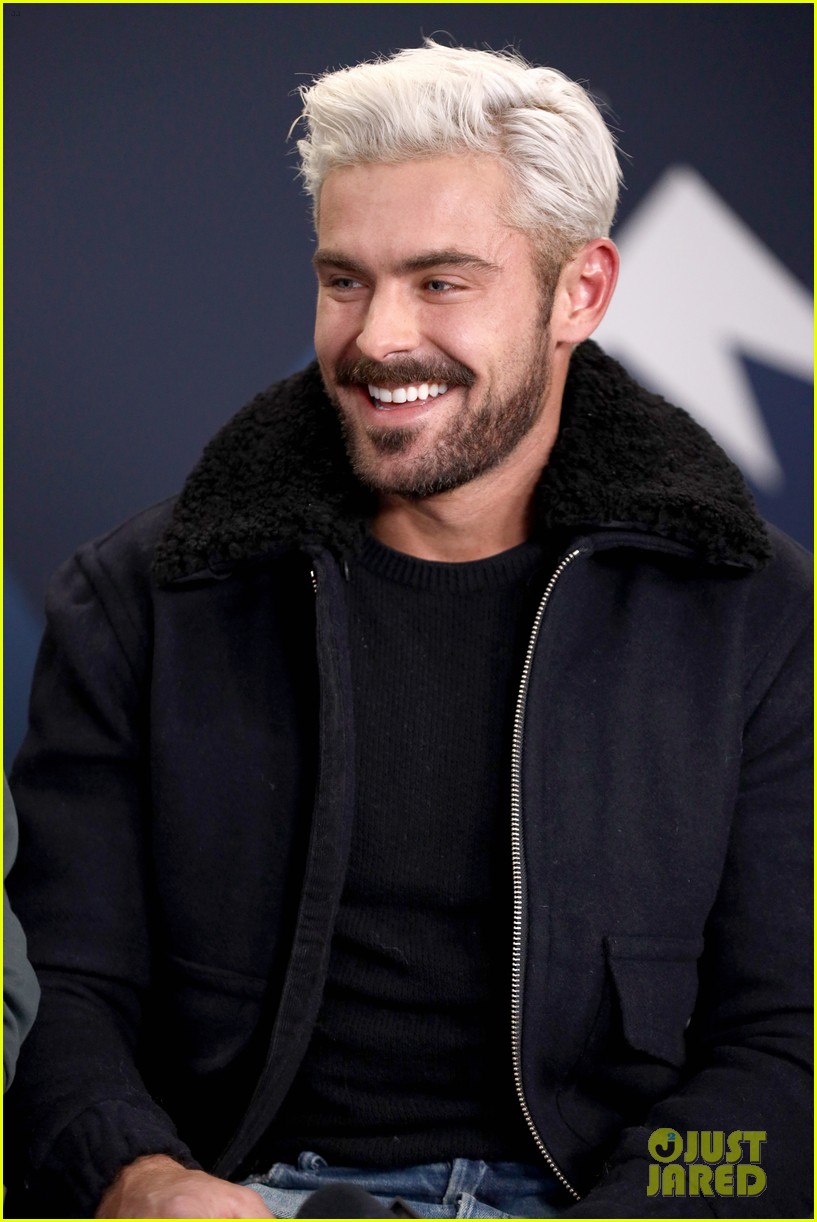 zac efron debuts bleached blonde hair at sundance film festival 02