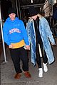 justin bieber shows off his louis vuitton slippers while out with hailey 06