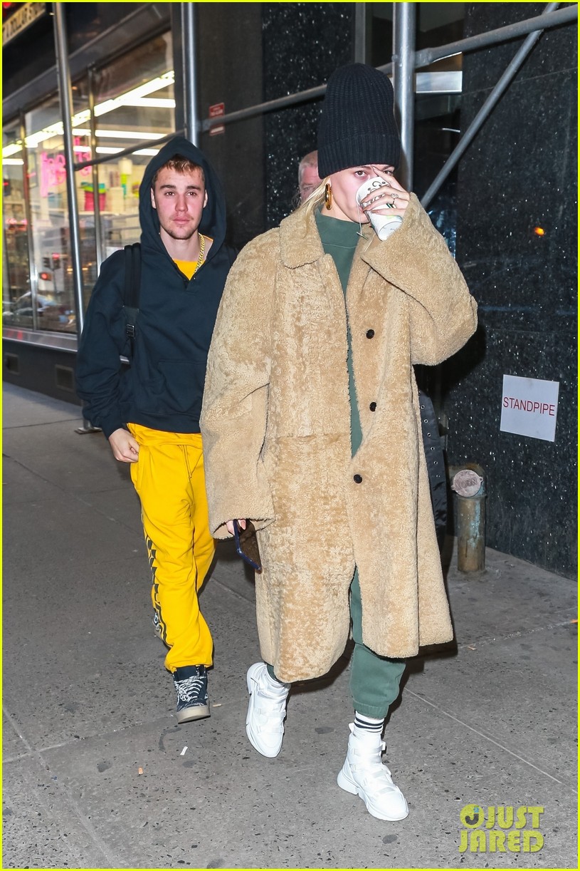 justin hailey bieber step out for the day in nyc 03