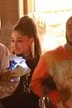 ariana grande dons black and white platform heels for night out with friends 06