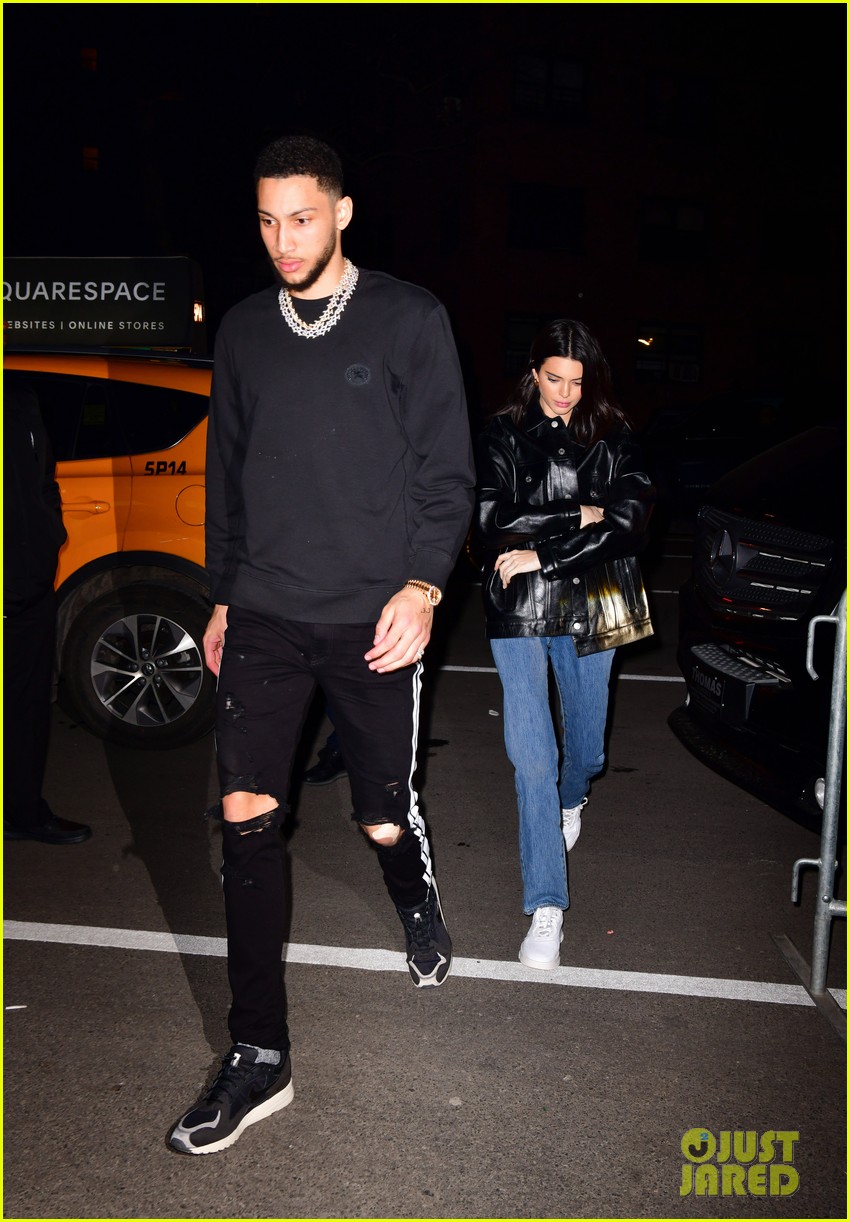 kendall jenner ben simmons hold hands on early valentines day date 08