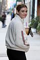 lucy hale coffee friends puppy kisses 01