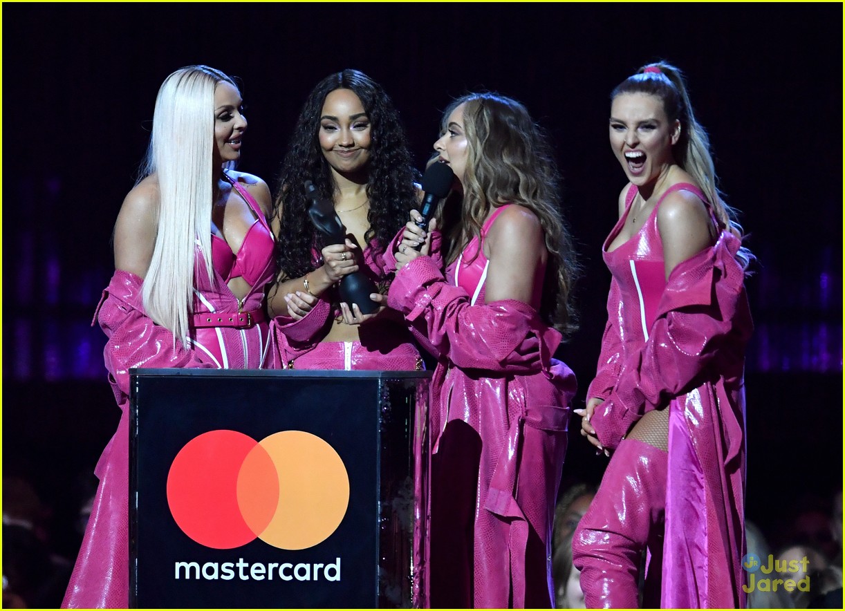 little mix pink look win brits 07