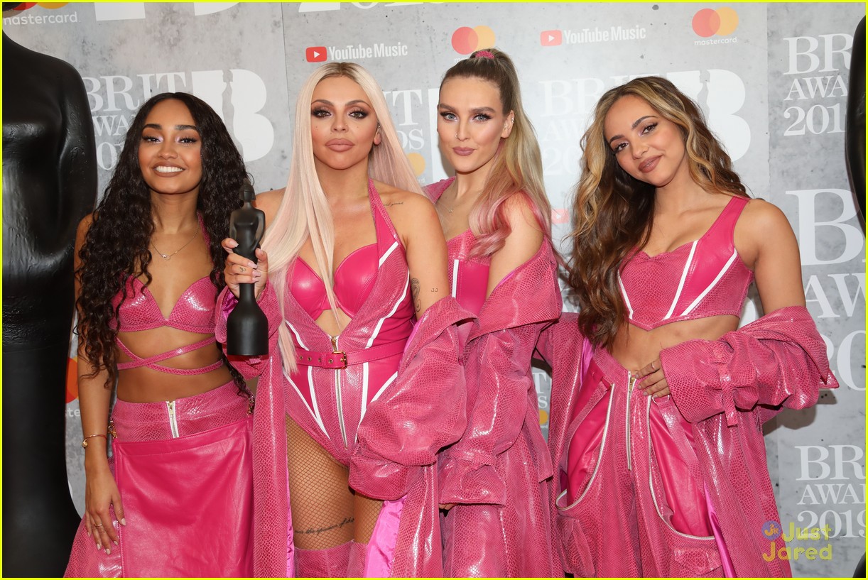 little mix pink look win brits 10