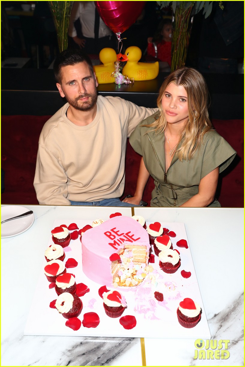 Sofia Richie and Scott Disick Have a Sweet Valentine's Celebration