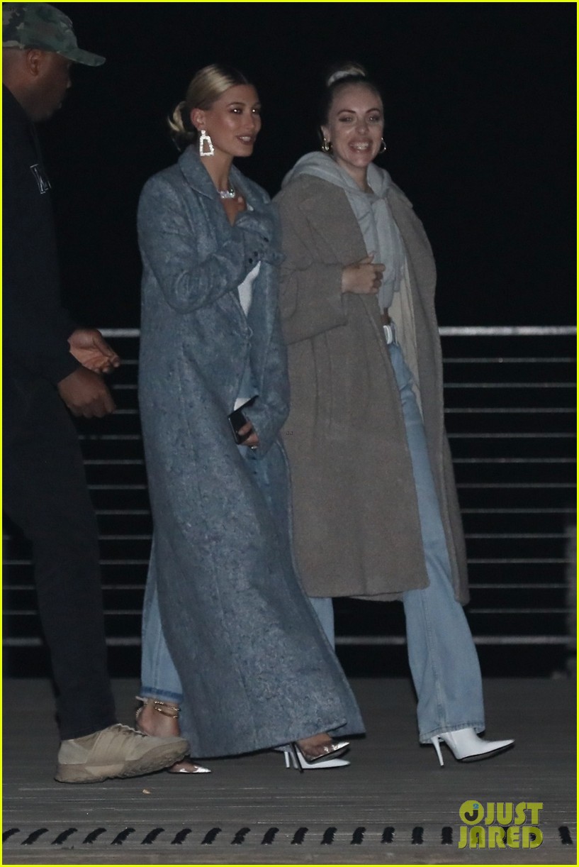 hailey bieber and stylist maeve reilly grab dinner at nobu 05
