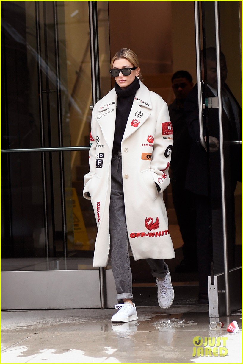 hailey bieber shows off two looks in one day while out in nyc 08