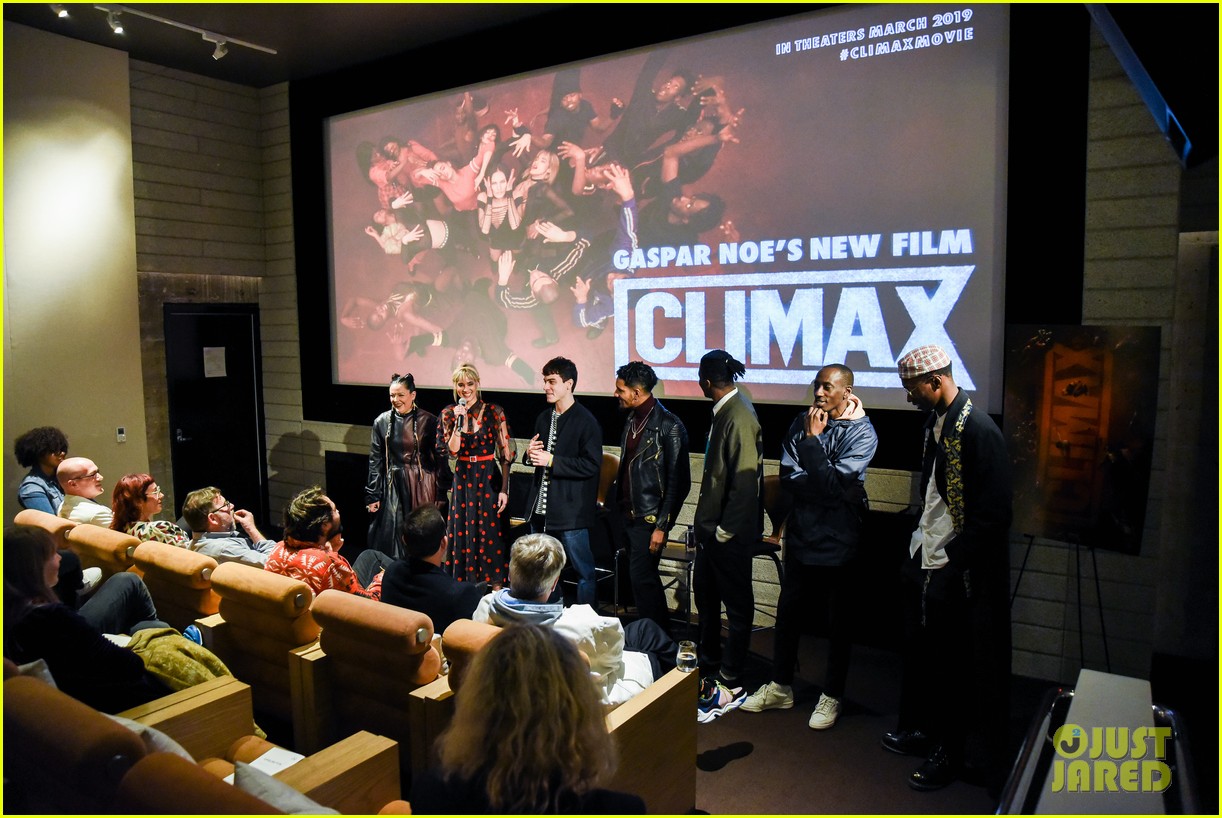 sofia boutella gets support from noah centineo climax screening 21