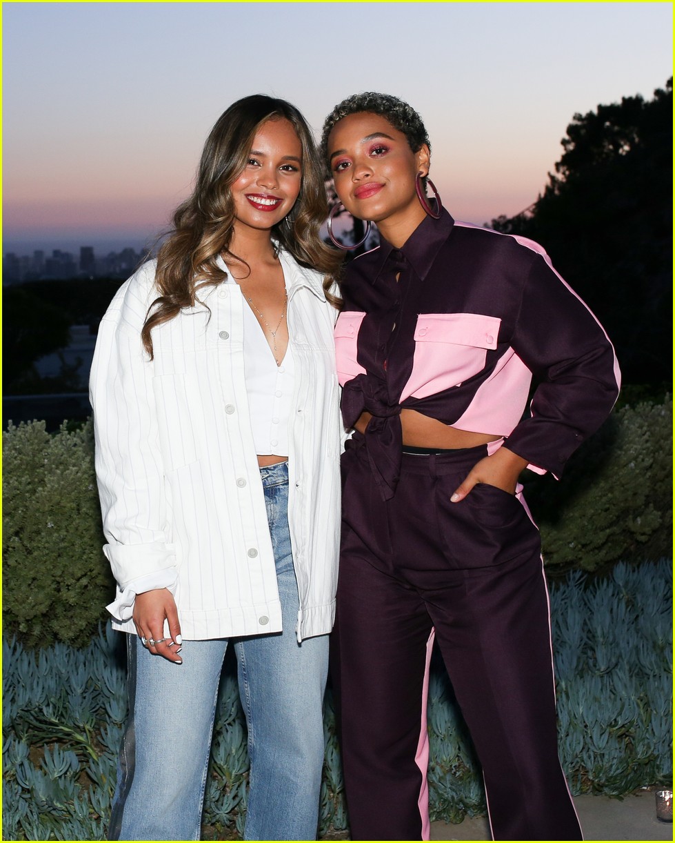 kiersey clemons and alisha boe step out in style for new asos collection 06