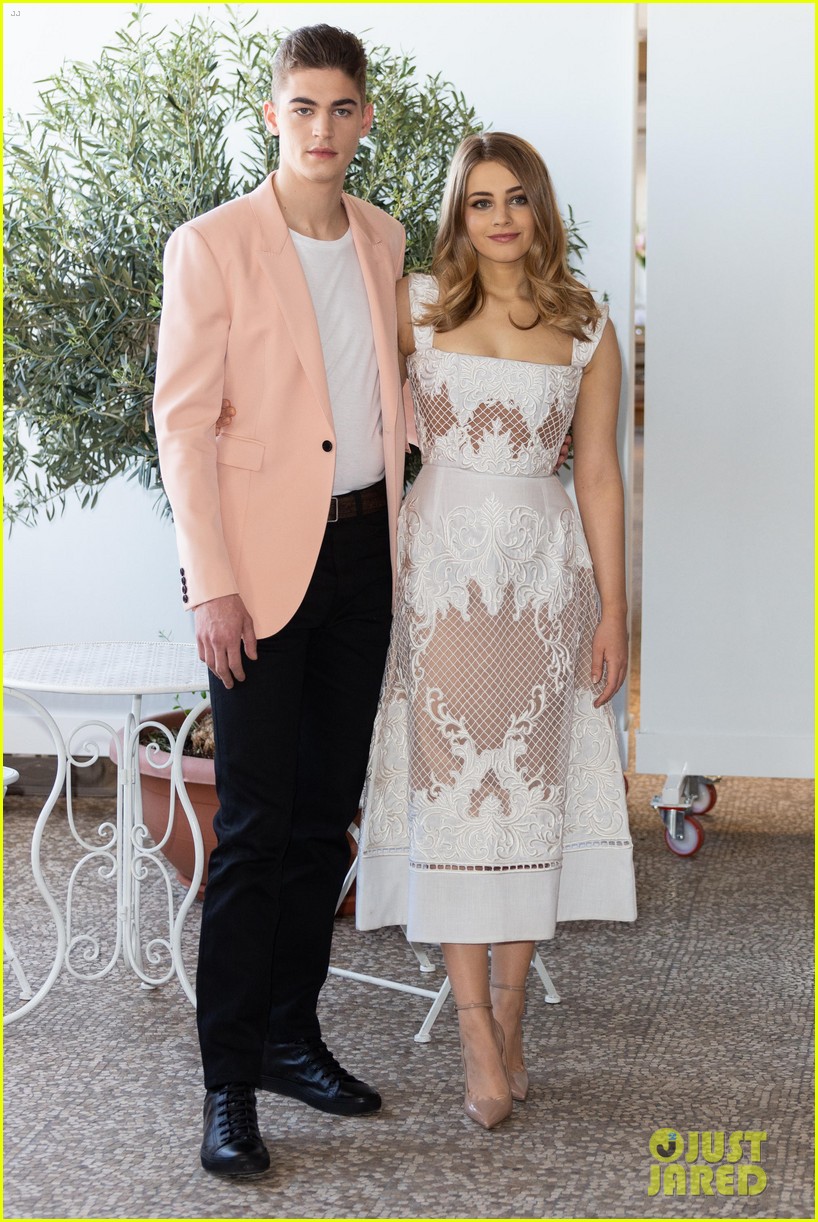 hero fiennes tiffin josephine langford after photo call in rome 15