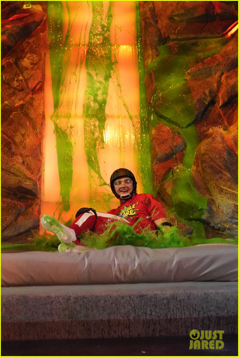 joel courtney gets covered in slime on double dare 14