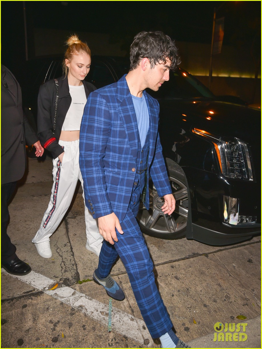 the jonas brothers and sophie turner step out for dinner at craigs 15