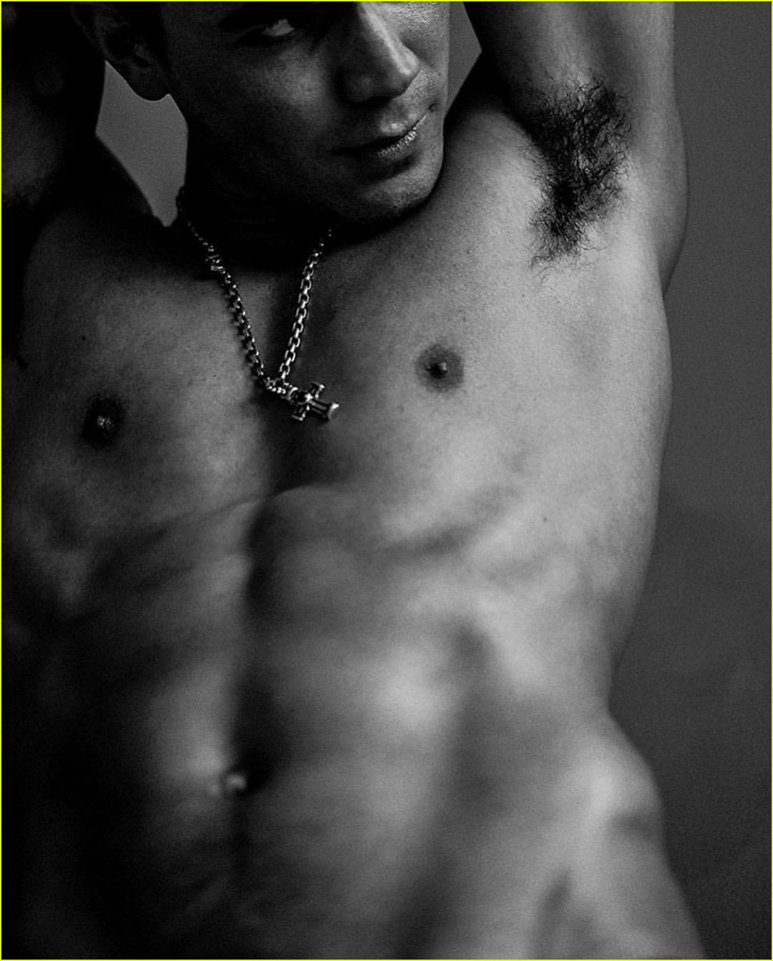 kj apa bares chiseled abs in shirtless photo shoot 03