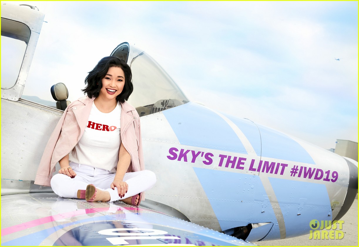 lana condor joins old navy to celebrate international womens day 16