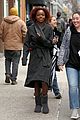 lucy hale ashleigh murray katy filming nyc 03