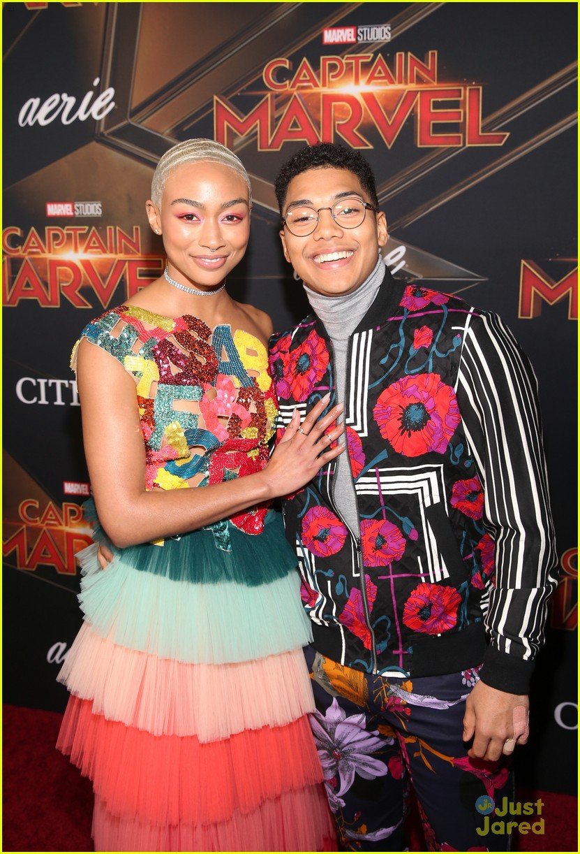 Sabrina's Tati Gabrielle Wears The Alphabet On Her Dress at 'Captain  Marvel' Premiere: Photo 1220366, Alisha Marie, Chance Perdomo, Emma  Lahana, Milana Vayntrub, Remi Cruz, Sydney Park, Tati Gabrielle Pictures