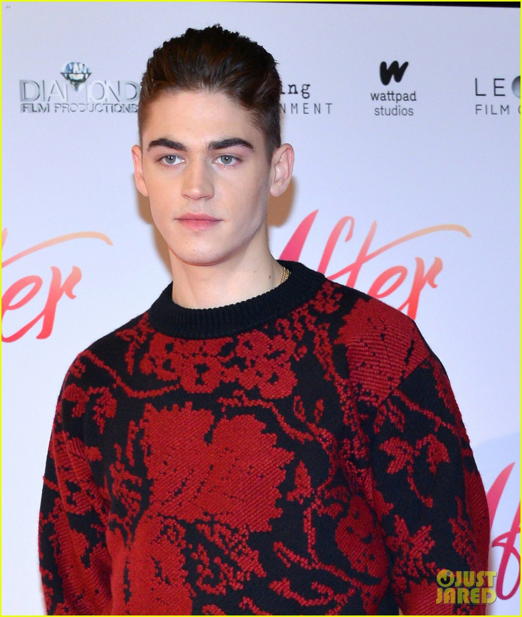 hero fiennes tiffin looks sharp at after photo call in milan 05