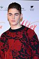 hero fiennes tiffin looks sharp at after photo call in milan 05
