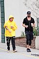 justin bieber hailey bieber step out with their dog in nyc 13