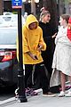 justin bieber hailey bieber step out with their dog in nyc 17
