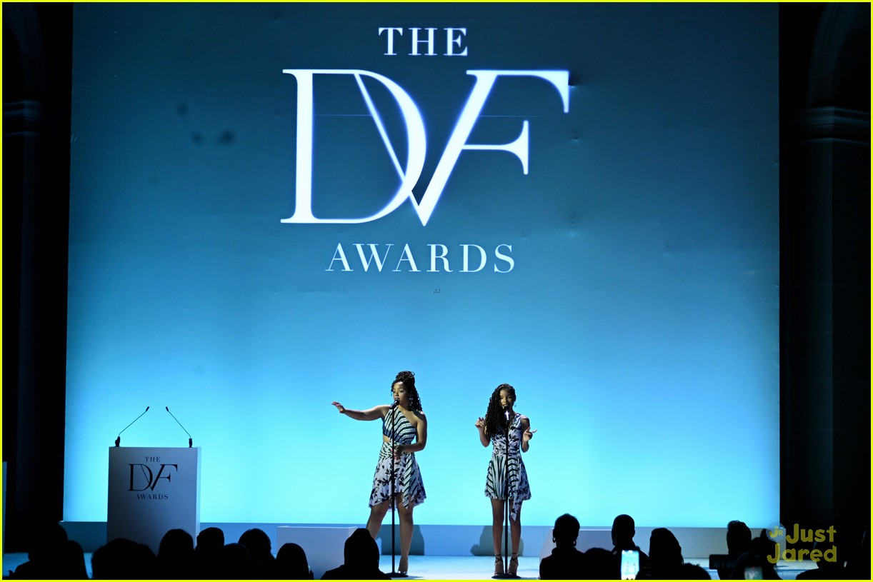chloe halle perform dvf event nyc 11