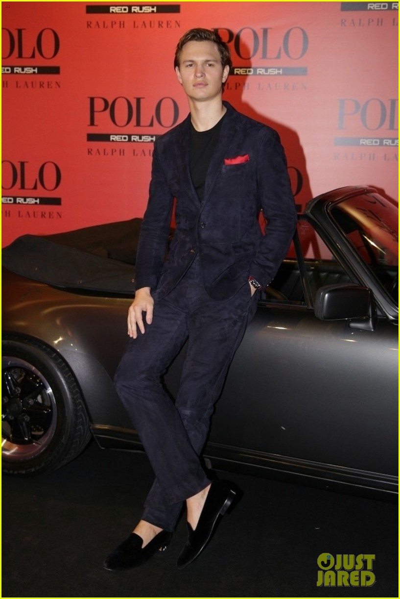 ansel elgort and girlfriend violetta komyshan attend polo red rush launch party 05