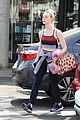 elle fanning shows off her fit physique after boxing workout 01