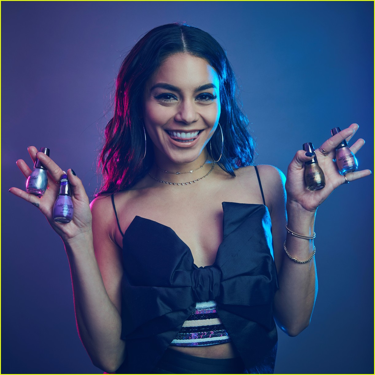 vanessa hudgens shows off cosmic dreams collection with sinful colors 04