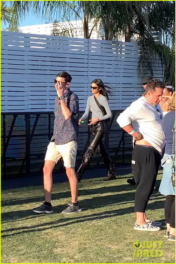 kendall jenner and hailey bieber check out jaden smiths coachella set 06.