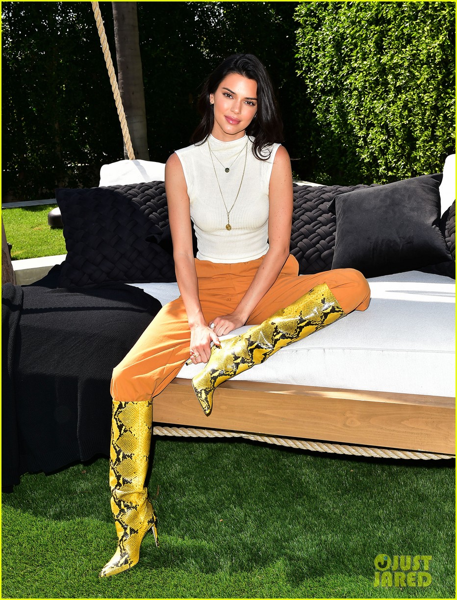 kendall jenner looks chic at moon oral care collection launch 02