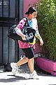 demi lovato hits boxing gym in colorful tie dye t shirt 01