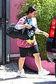demi lovato hits boxing gym in colorful tie dye t shirt 03