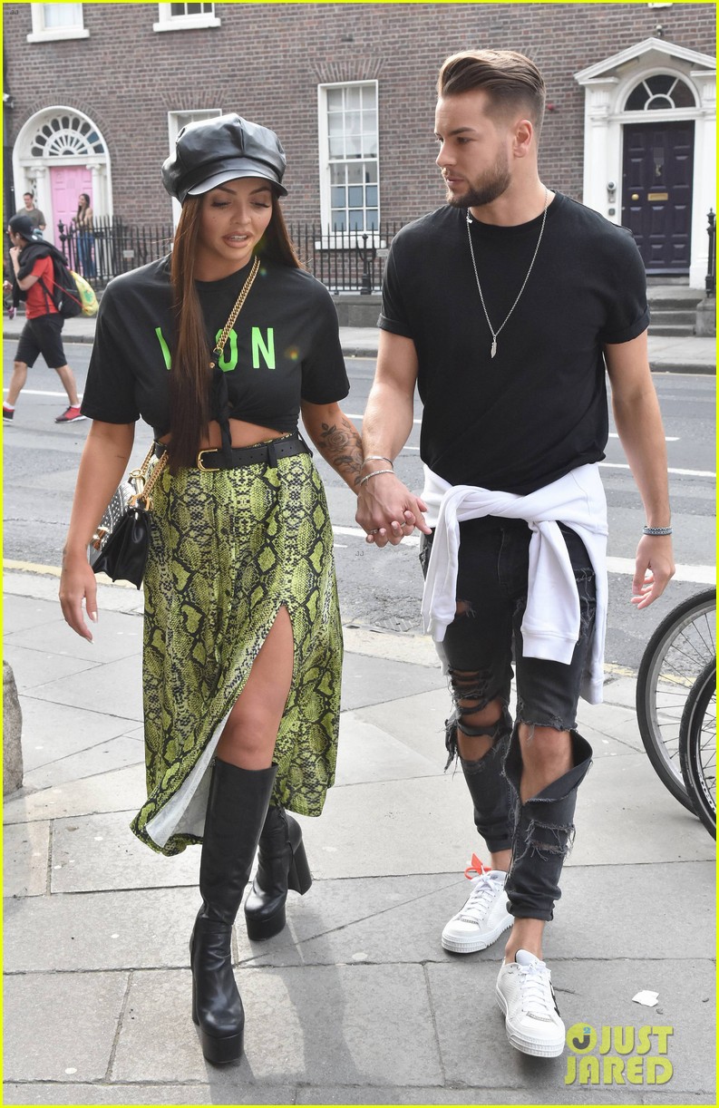 jesy nelson and boyfriend chris hughes hold hands while out in dublin 03