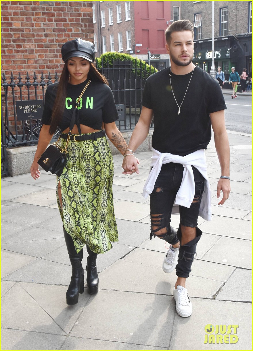 jesy nelson and boyfriend chris hughes hold hands while out in dublin 07