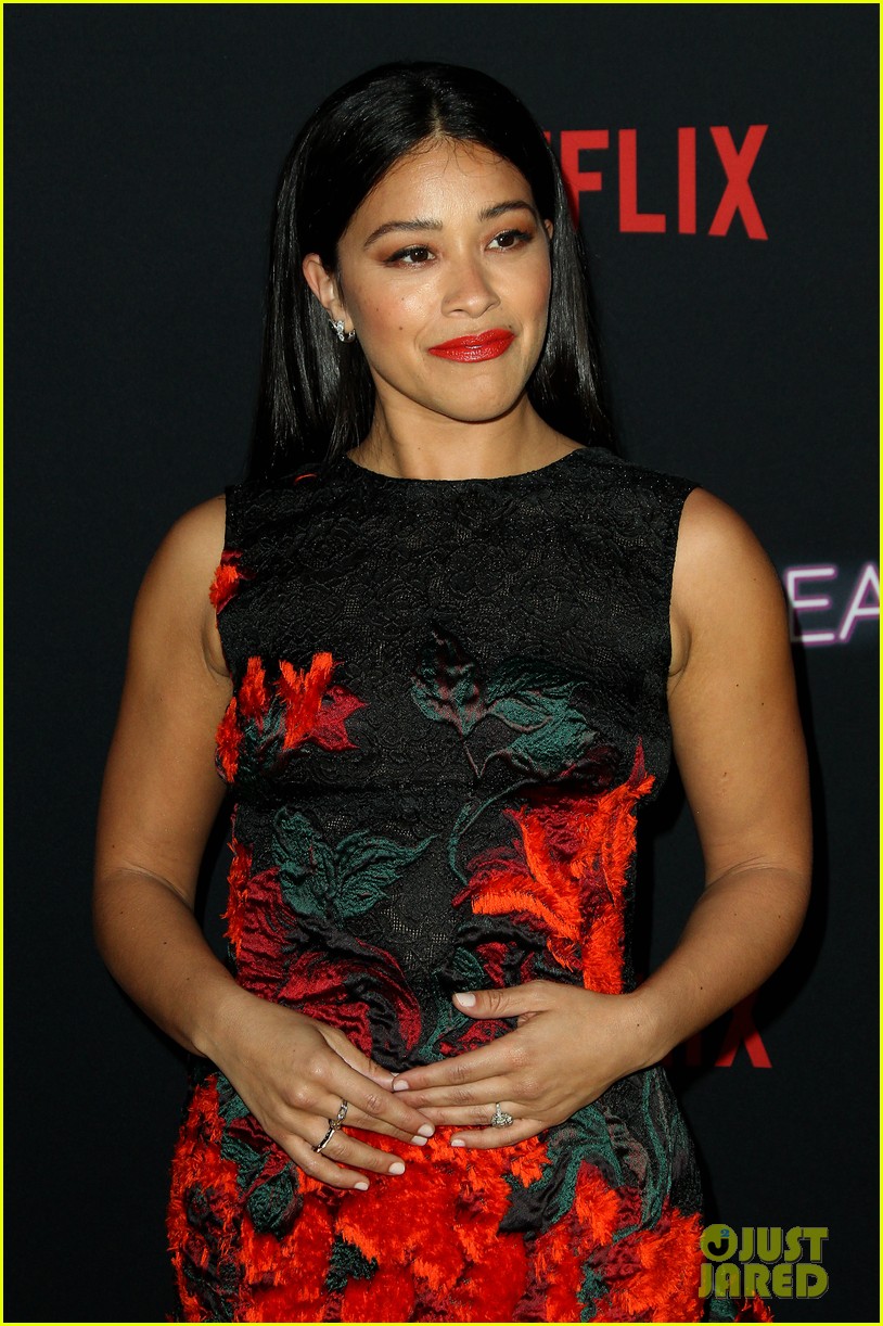 gina rodriguez is supported by fiance joe locicero at someone great premiere 29