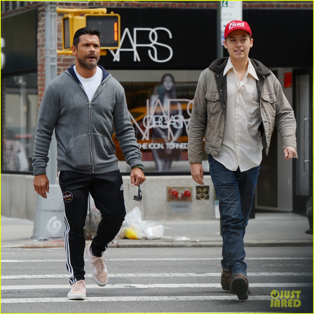 cole sprouse and mark consuelos have a heart to heart in nyc 05
