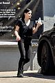 ariel winter sports cute tee and combat boots for studio visit 03