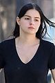 ariel winter sports cute tee and combat boots for studio visit 04