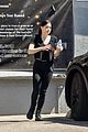 ariel winter sports cute tee and combat boots for studio visit 05