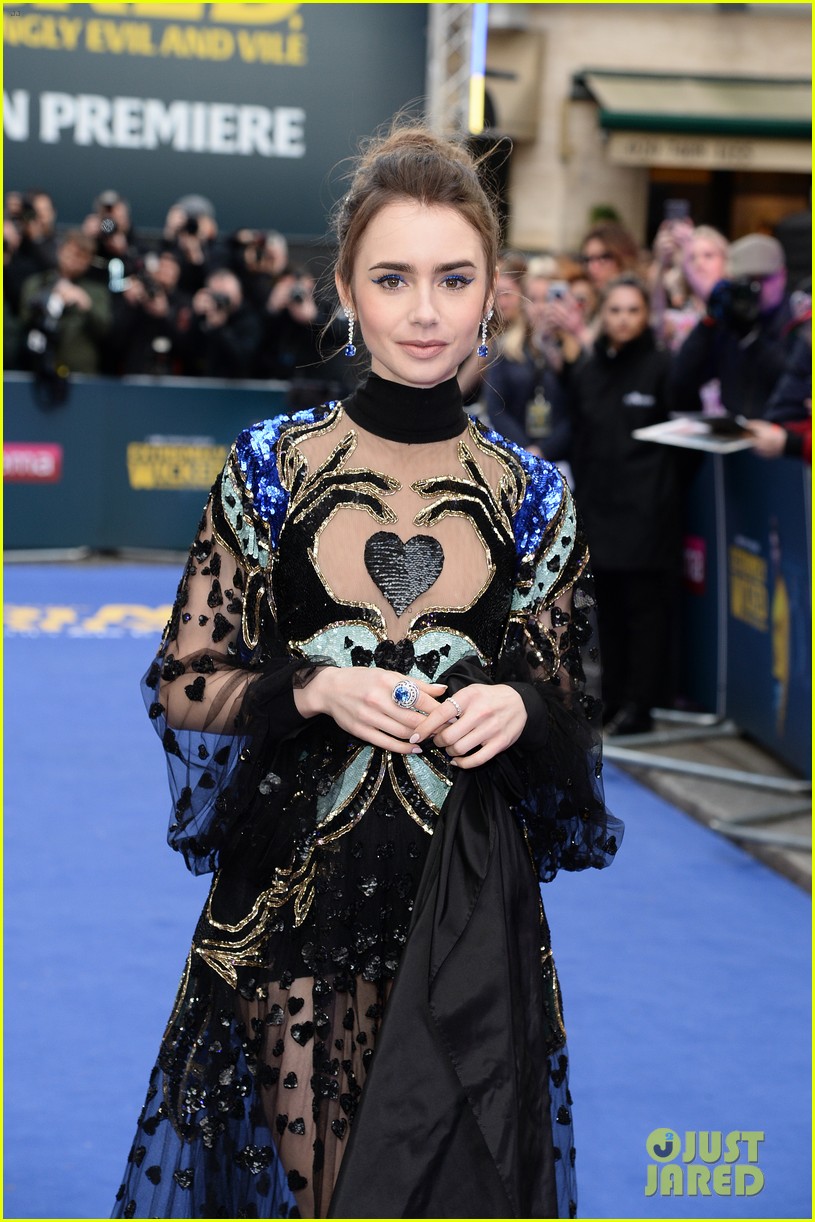 zac efron lily collins premiere extremely wicked in london 02