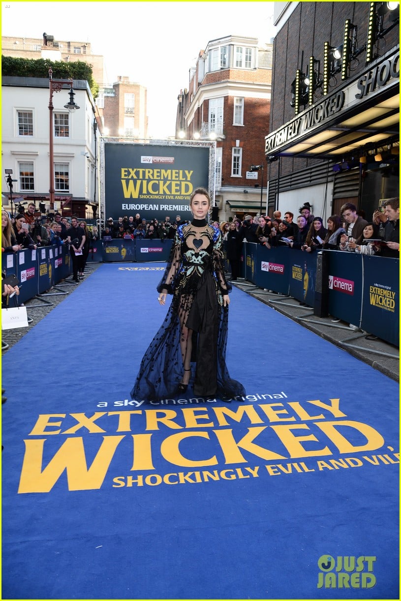 zac efron lily collins premiere extremely wicked in london 14